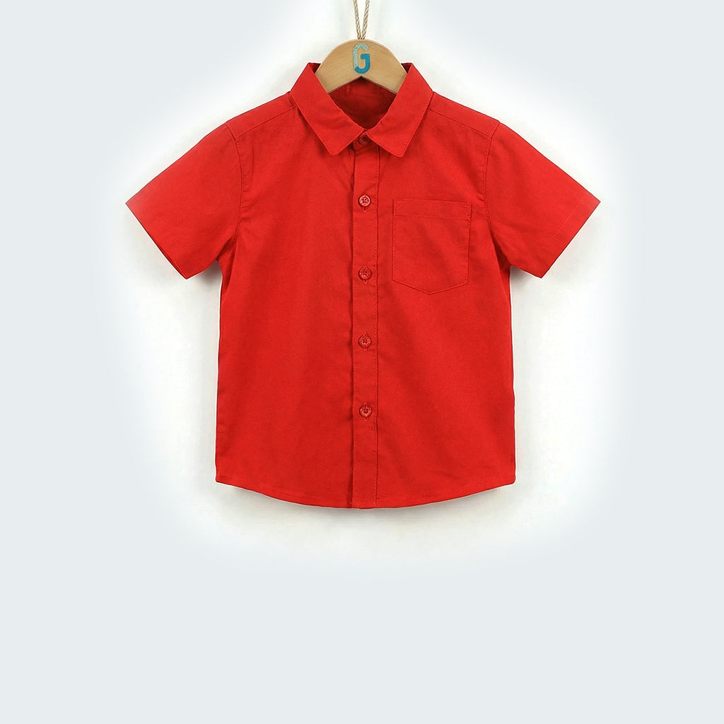 Shirt red S/S-26818