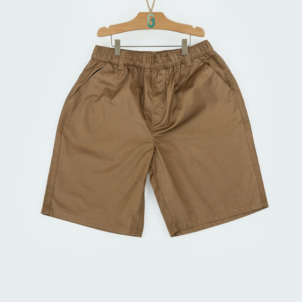 Short twill Coffee brown -27207