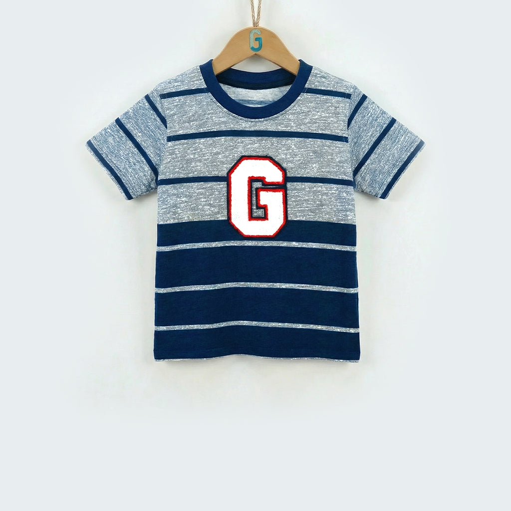 Crewneck G Ash & Navy Blue-27507