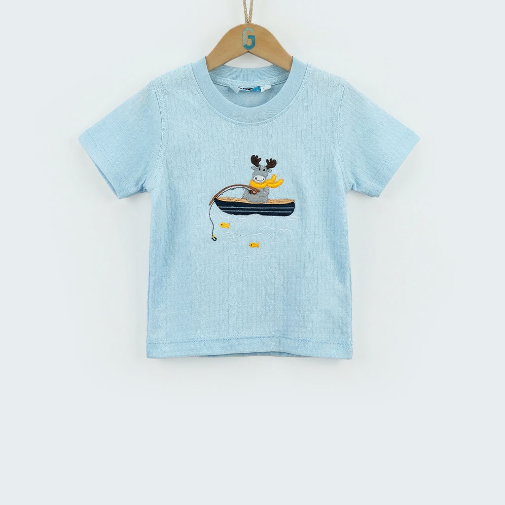 Crewneck Light Blue Fishing-27652