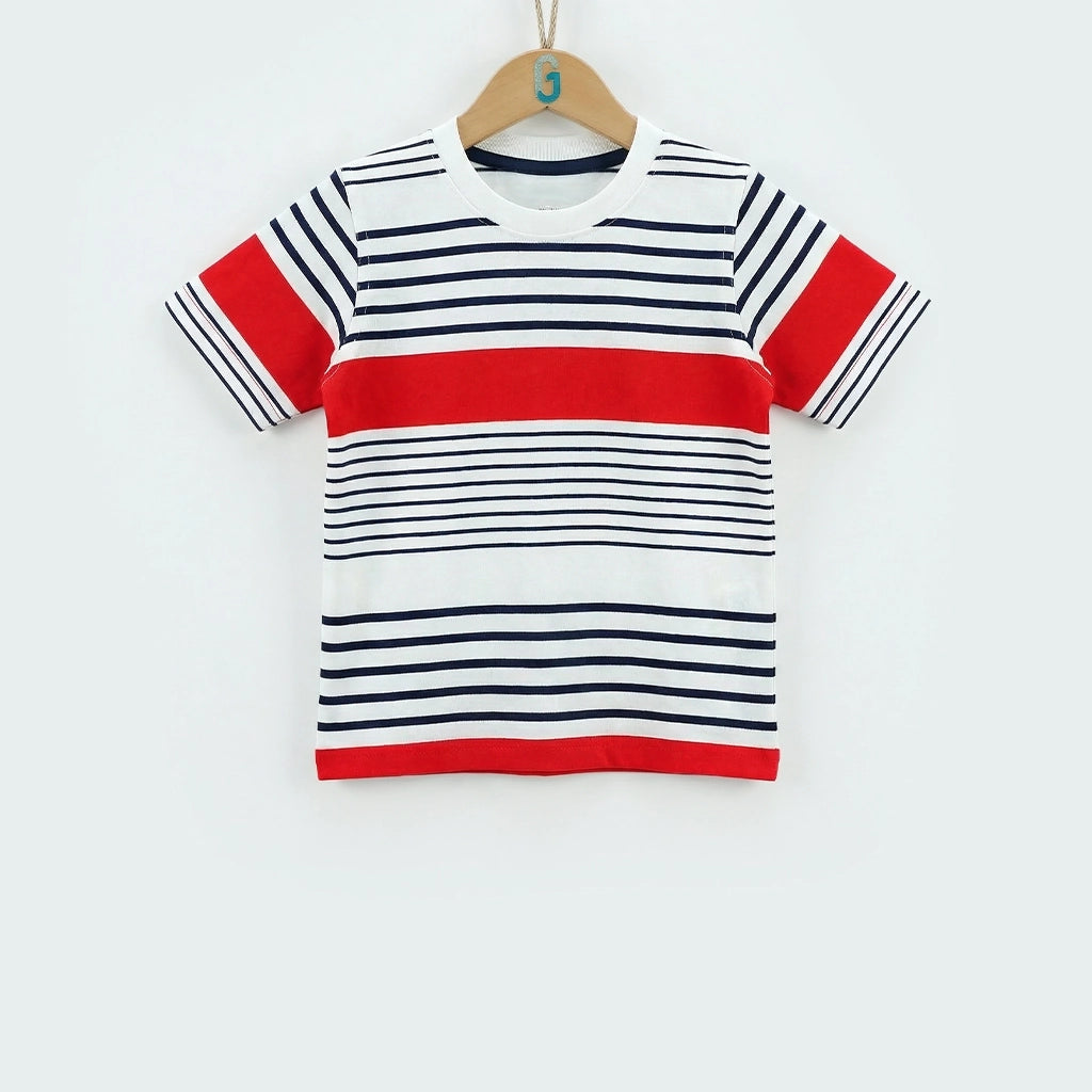 Crewneck Stripes Red/Navy/White-27721