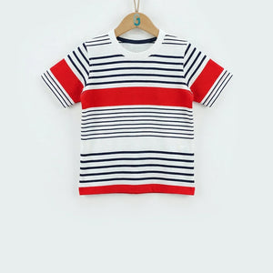 Crewneck Stripes Red/Navy/White-27721