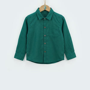 Shirt green long sleeve-27765