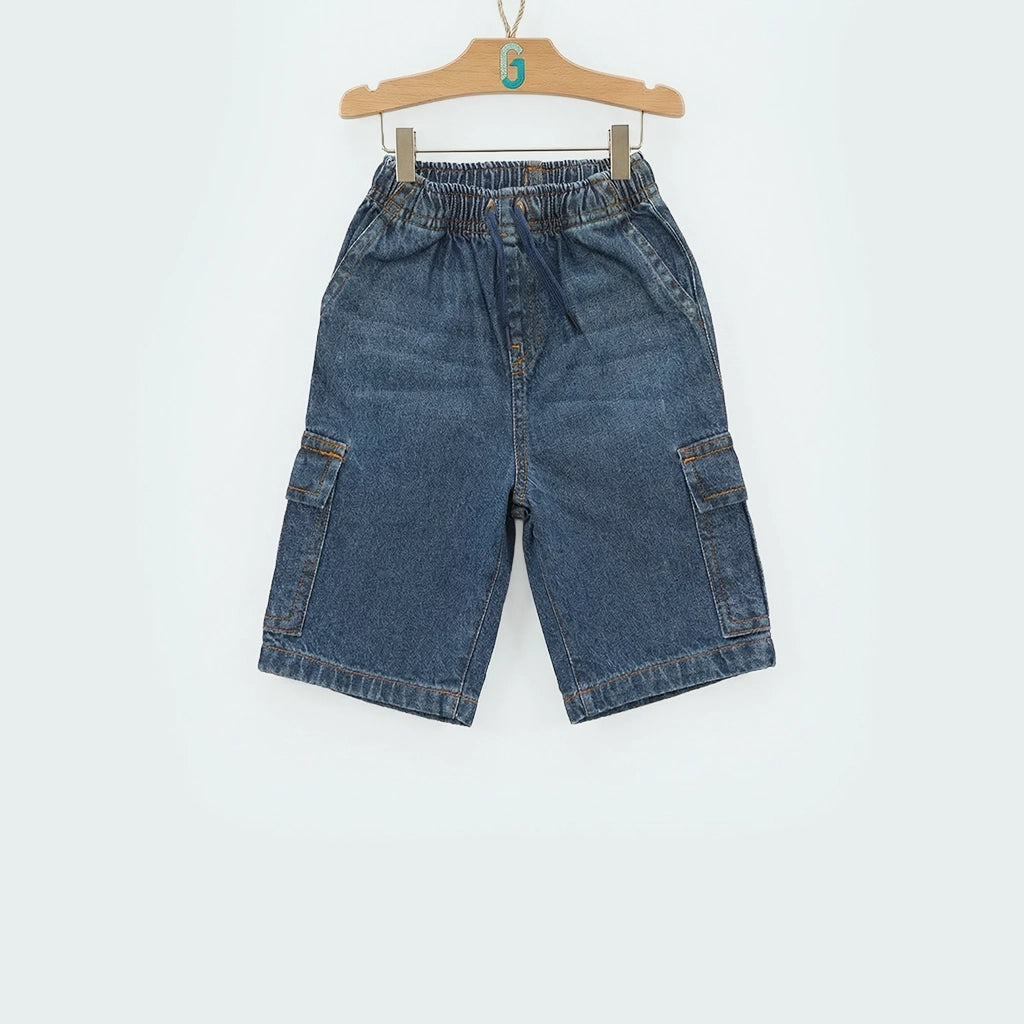 Short Denim Dark Blue-27850