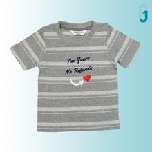 Load image into Gallery viewer, Crewneck - Stripes - I’m Yours No Refunds ( Ash &amp; Gray )
