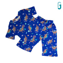 Load image into Gallery viewer, Pijama - Dino Printed ( Navy Blue )
