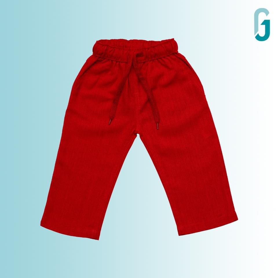 Pant - Linen ( Red )