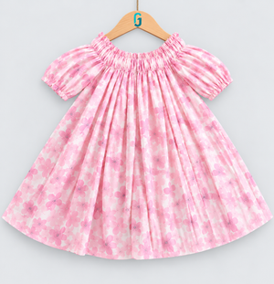 Dress Pink Printed - 28173