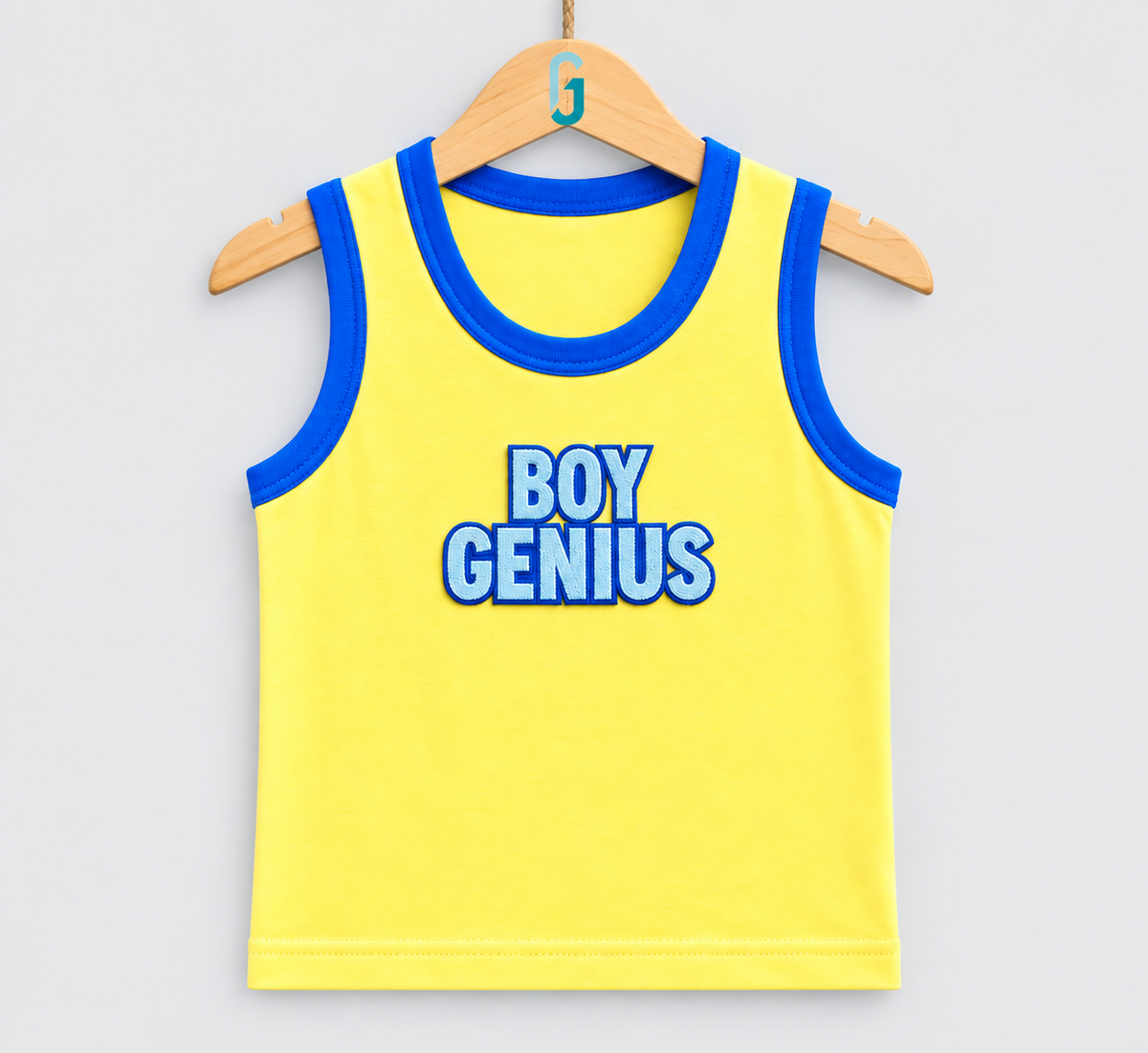 Tank Top Yellow Boy Genius - 28239