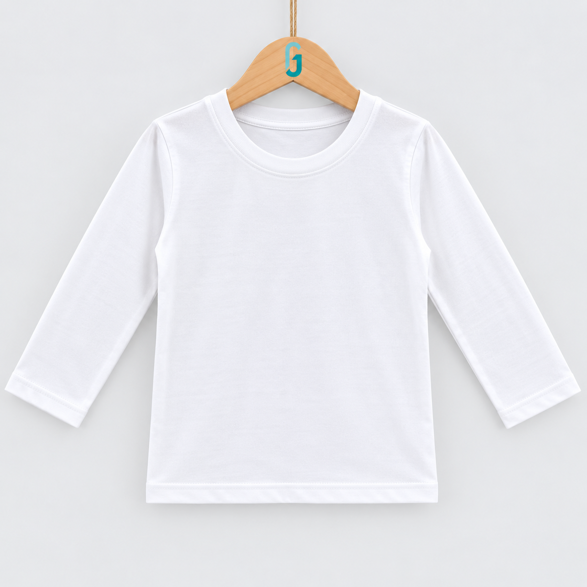 Crewneck White Long Sleeves - 26174