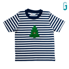 Load image into Gallery viewer, Crewneck - Stripes - Christms Tree
