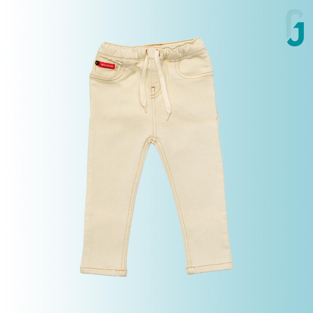 Pant - Denim - Beige