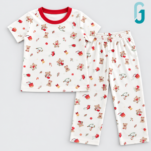 Pijama Off White Bears Printed - 28262