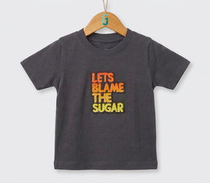 Crewneck Let's Blame The Sugar Dark Grey - 28028