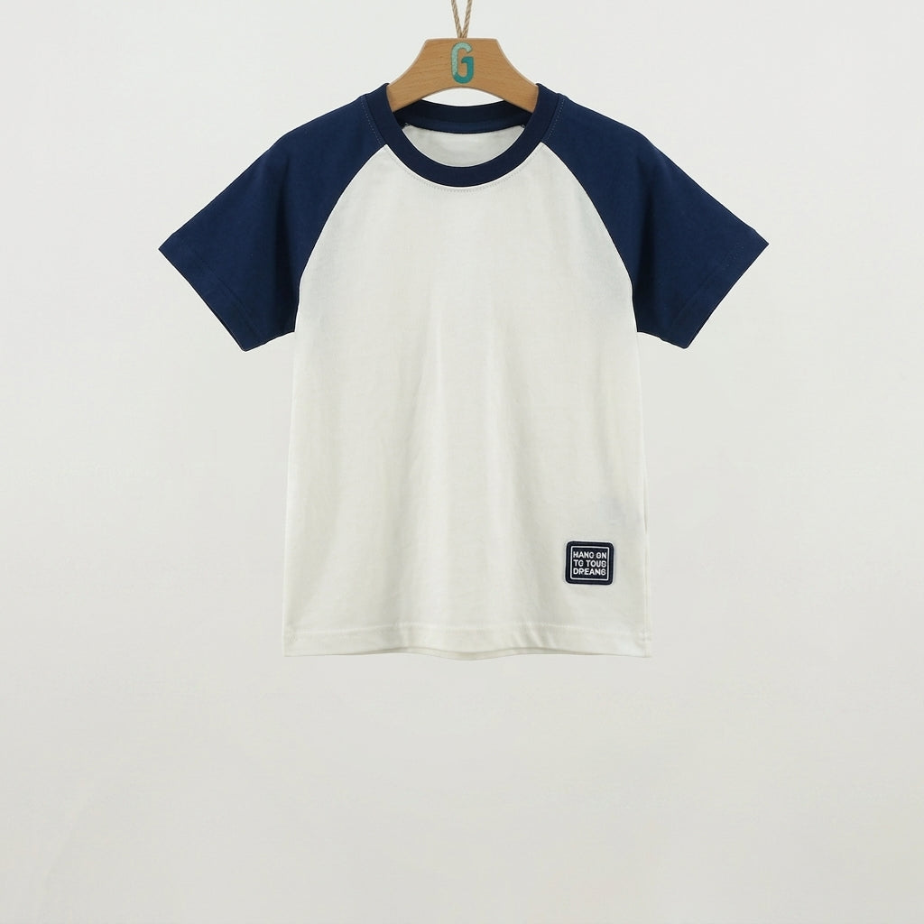 Crewneck - Wrangler - Hang On To Your Dreams - White / Navy Blue - 27945