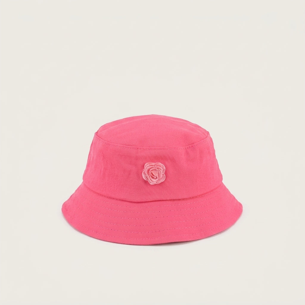 Hat Hot Pink Flower - 28150