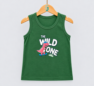 Tank Top Dark Green The Wild One - 28246