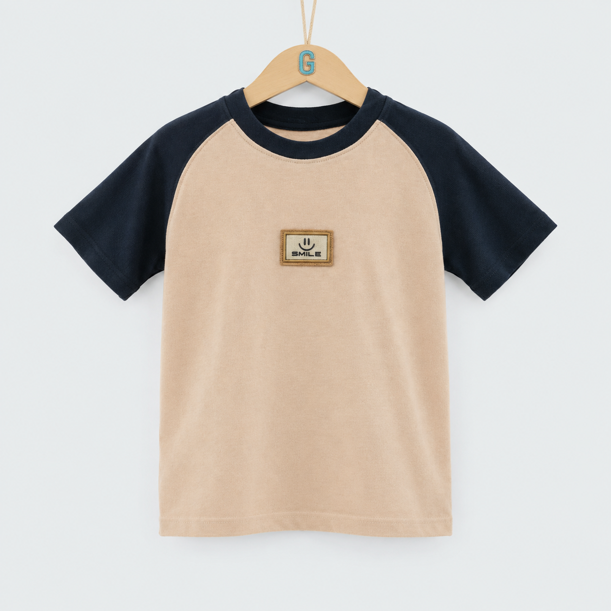 Crewneck - Wrangler - Smile - Light Brown / Black - 27975