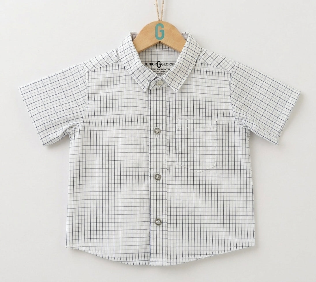 Shirt - Check - White - 27946