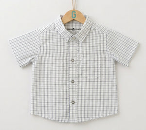 Shirt - Check - White - 27946