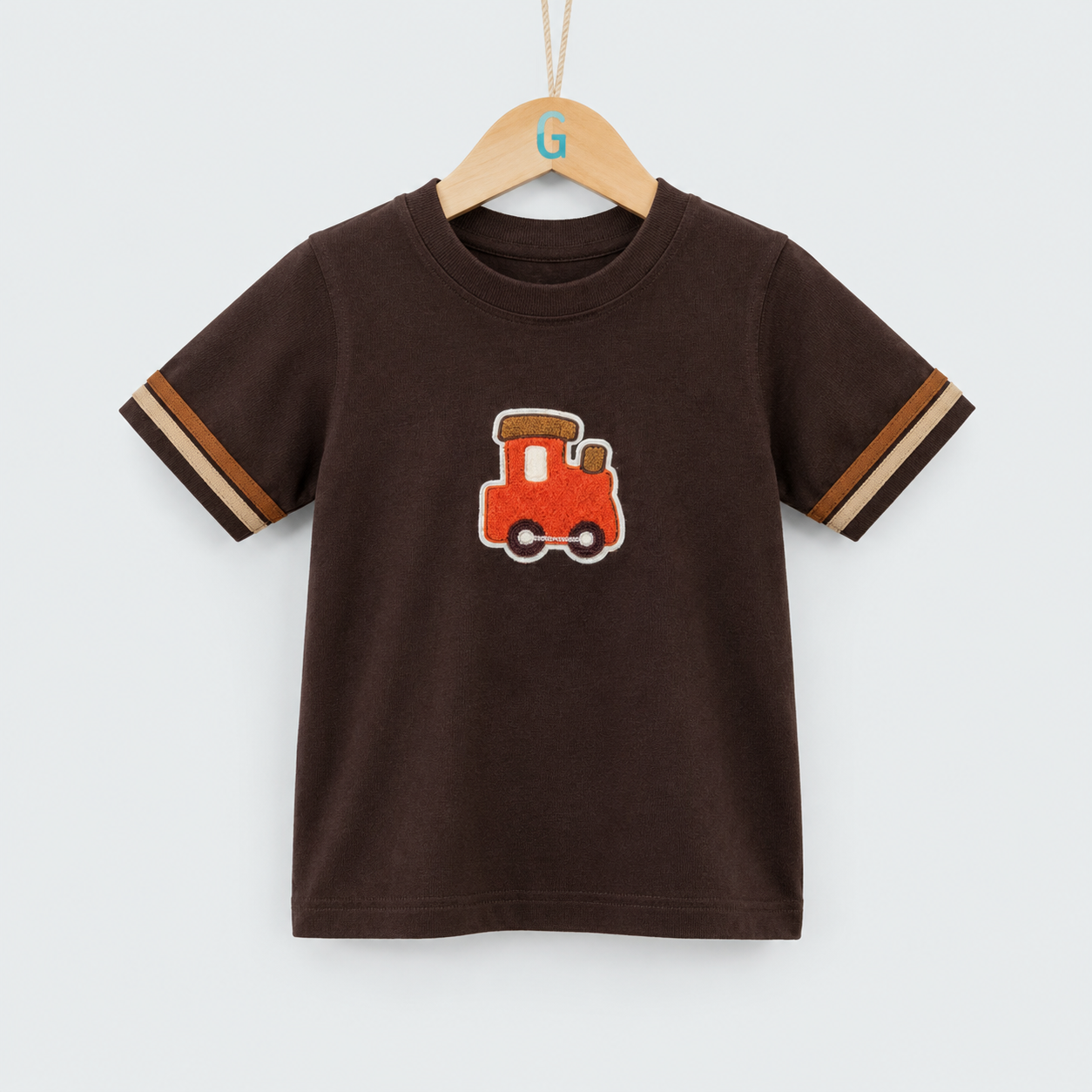 Crewneck - Train - Brown - 28012