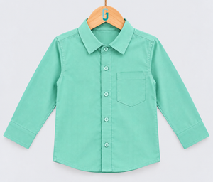Shirt Green Long Sleeves - 28210