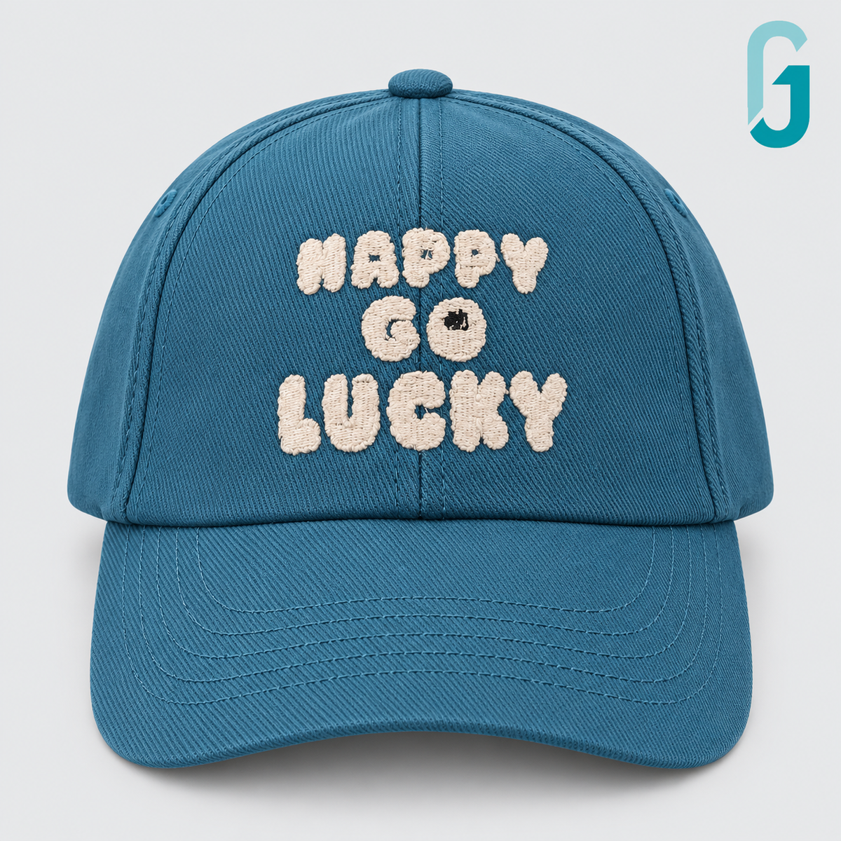 Cap Dull Blue Happy Go Lucky - 28151