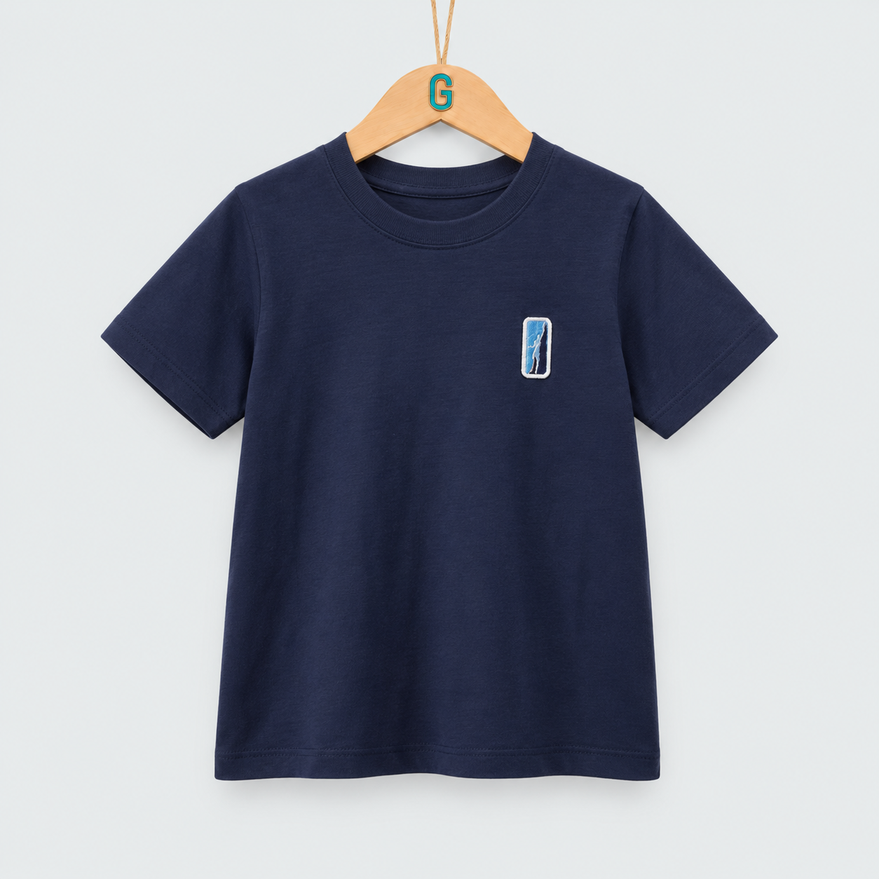 Crewneck - Basketball Badge - Navy Blue