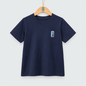 Crewneck - Basketball Badge - Navy Blue
