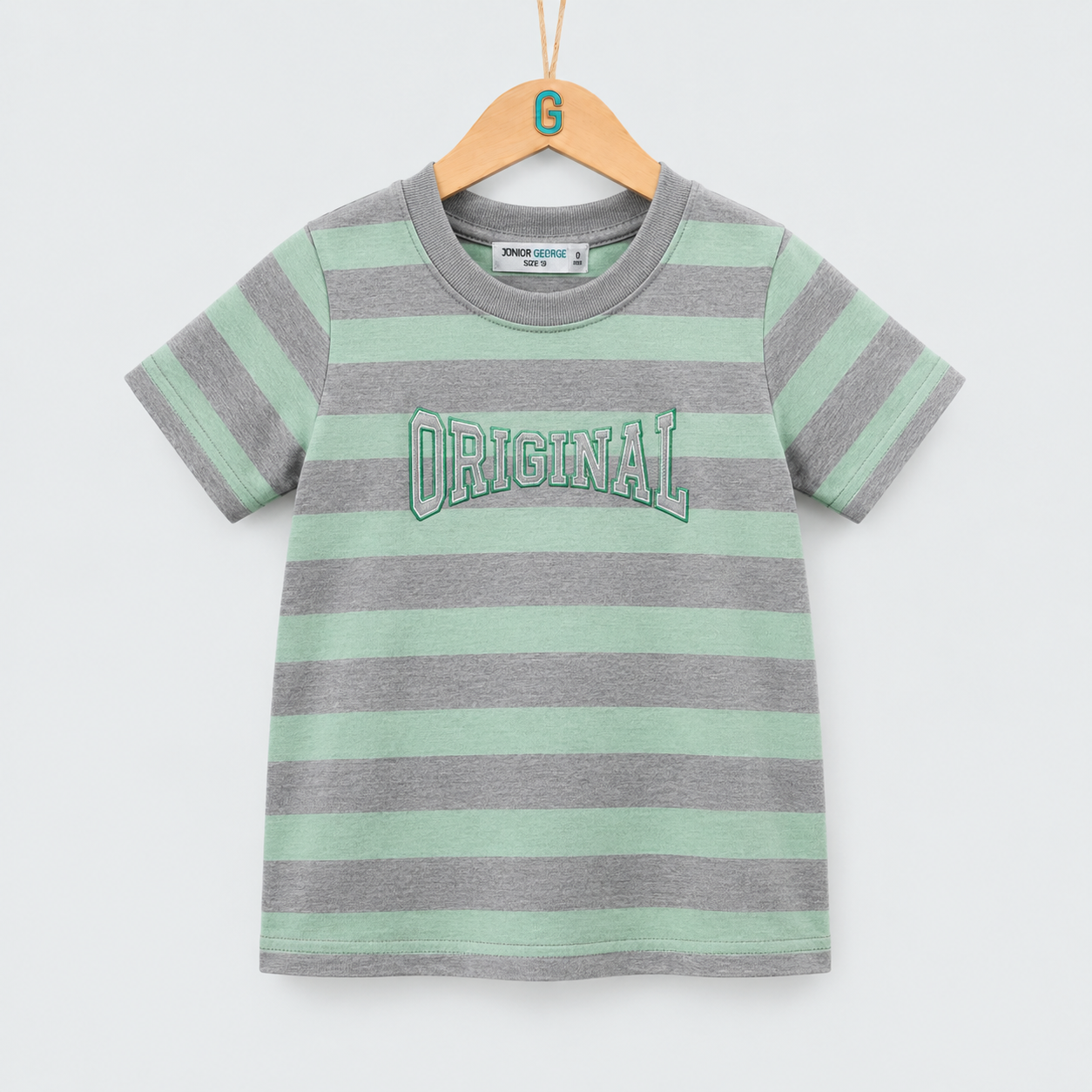 Crewneck - Stripes Original - Mint Green / Grey