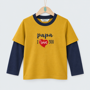 Crewneck - Papa I Love You - Long Sleeves