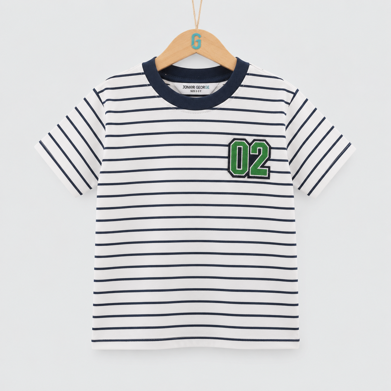 Crewneck - Stripes 02 - Navy Blue / White