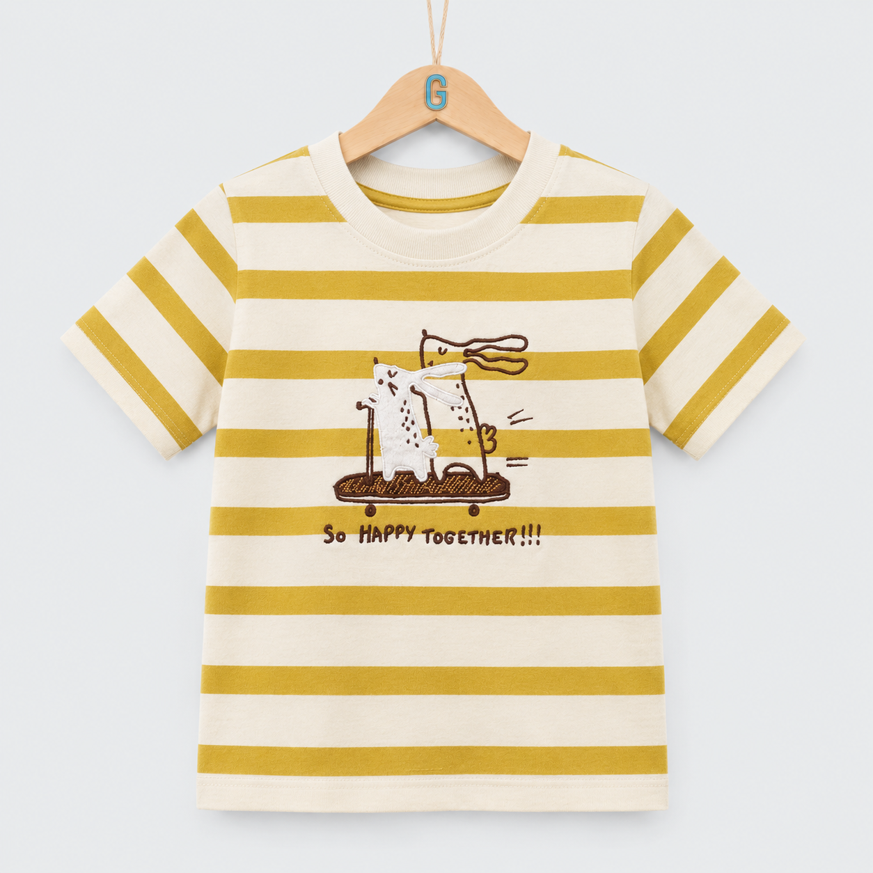 Crewneck - So Happy Together - Yellow / White