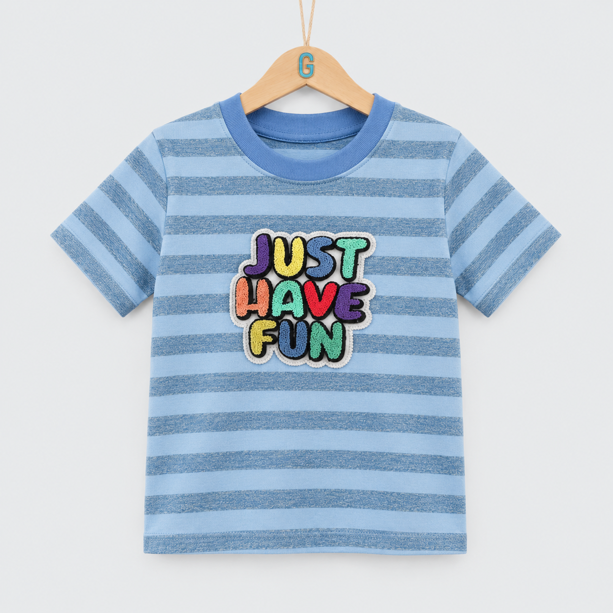 Crewneck - Just Have Fun - Light Blue / Grey