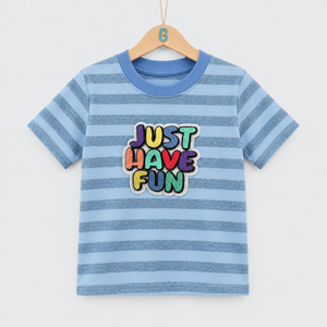 Crewneck - Just Have Fun - Light Blue / Grey