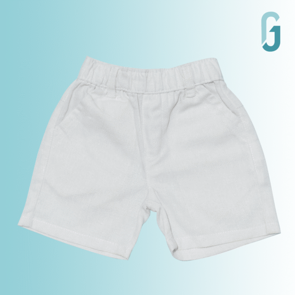 Short Off-White Linen