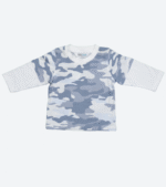 Crew Neck Cama White Sleeves