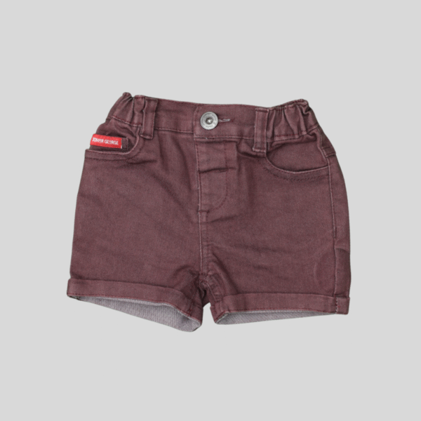 Short Denim Burgundy