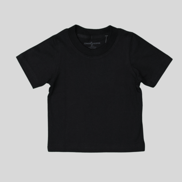 Black Plain Tshirts