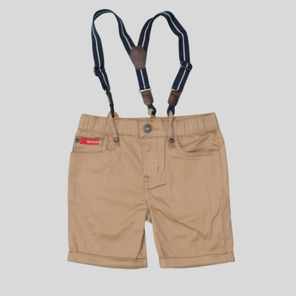 Dungaree Brown Shorts