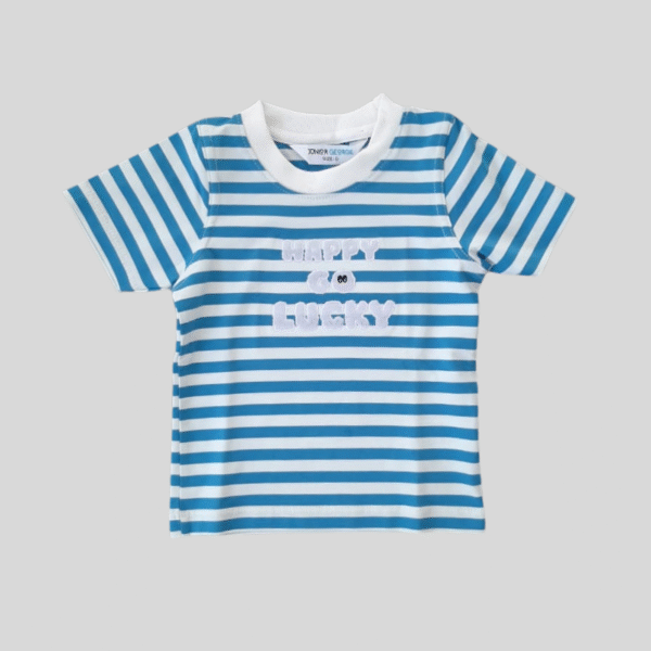 Crew Neck Stripes Happy GO-Lucky